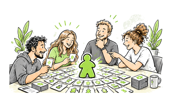 Originele teambuilding activiteit met collega’s rond het FastForwardSkills vaardighedenspel
